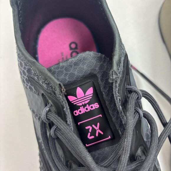 Adidas ZX 2K Boost Sneakers Women's Size 8.5 Running Shoes Leopard Gray/Purple - Picture 5 of 8